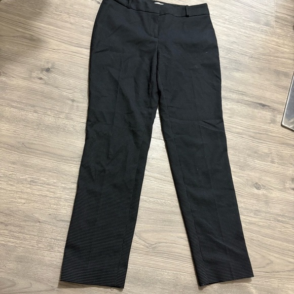 Anne Klein Pants - Anne Klein The Director Pants Sz 4 Black White Dotted Stretch Straight Leg